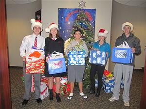 volunteering students